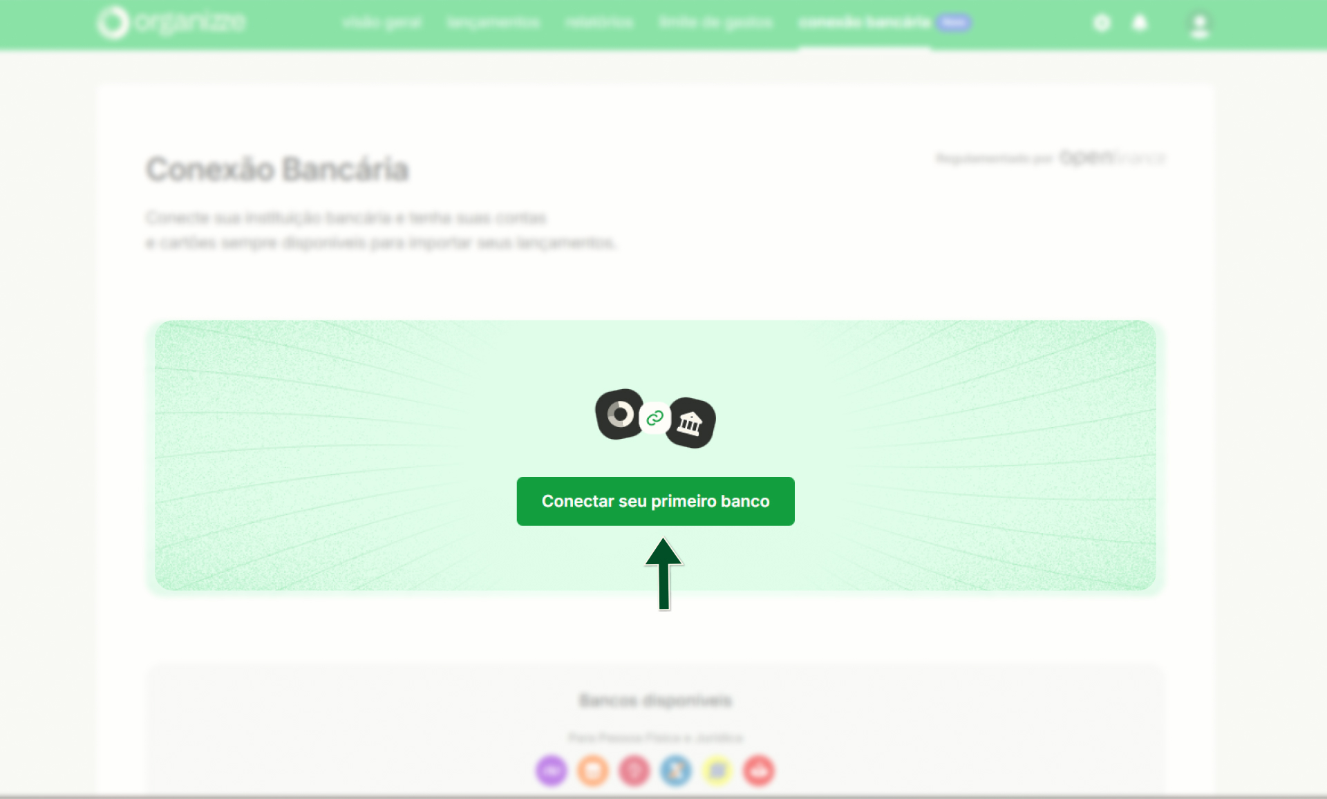 Funcionalidades -  Conexão bancária - Como conectar primeira conta - 2.jpg