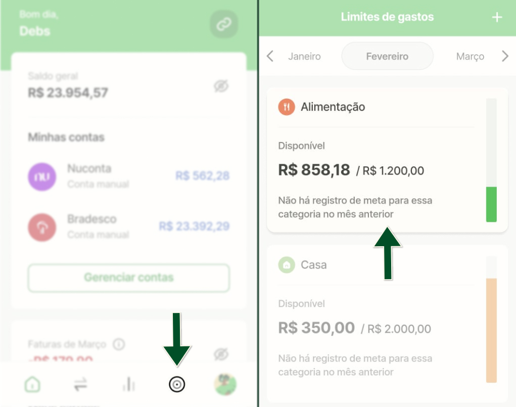 Funcionalidades -  Limite de gastos - Editar limite - Passos 1 e 2.jpg
